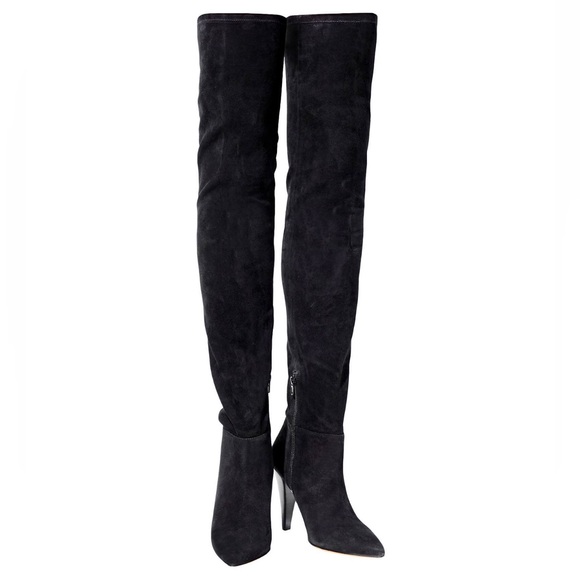 IRO Suede Black Sock Boots Size 6. - Picture 4 of 4